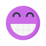 Smile Labs Testimonial Smiley Purple